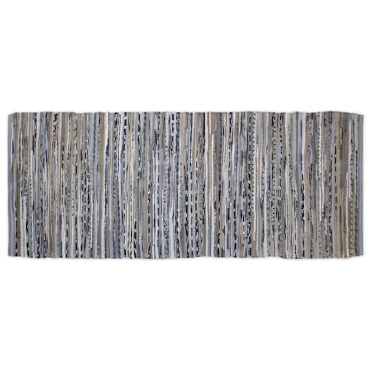DII® Multi Gray Rag Rug, 2.25ft. x 6ft.